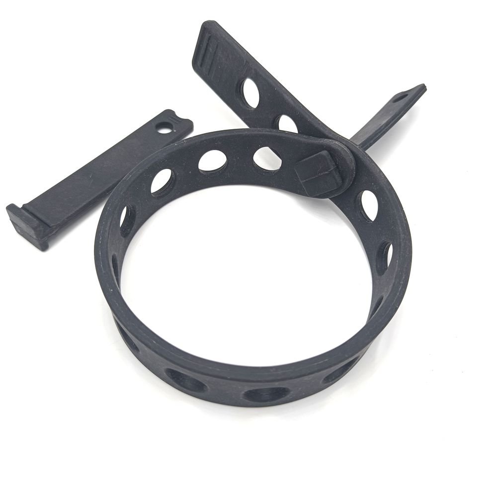 Custom food grade silicone Rubber adjustable tie down strap bungee strap