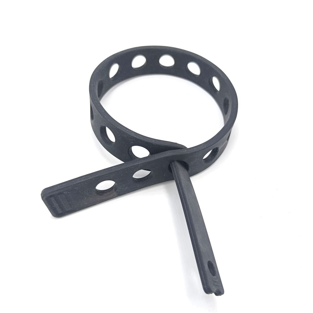 Custom food grade silicone Rubber adjustable tie down strap bungee strap