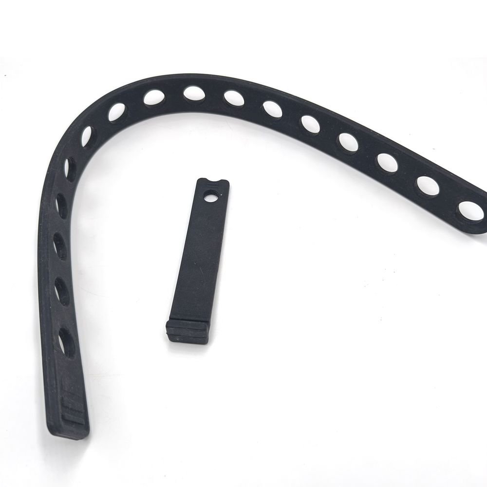 Custom food grade silicone Rubber adjustable tie down strap bungee strap