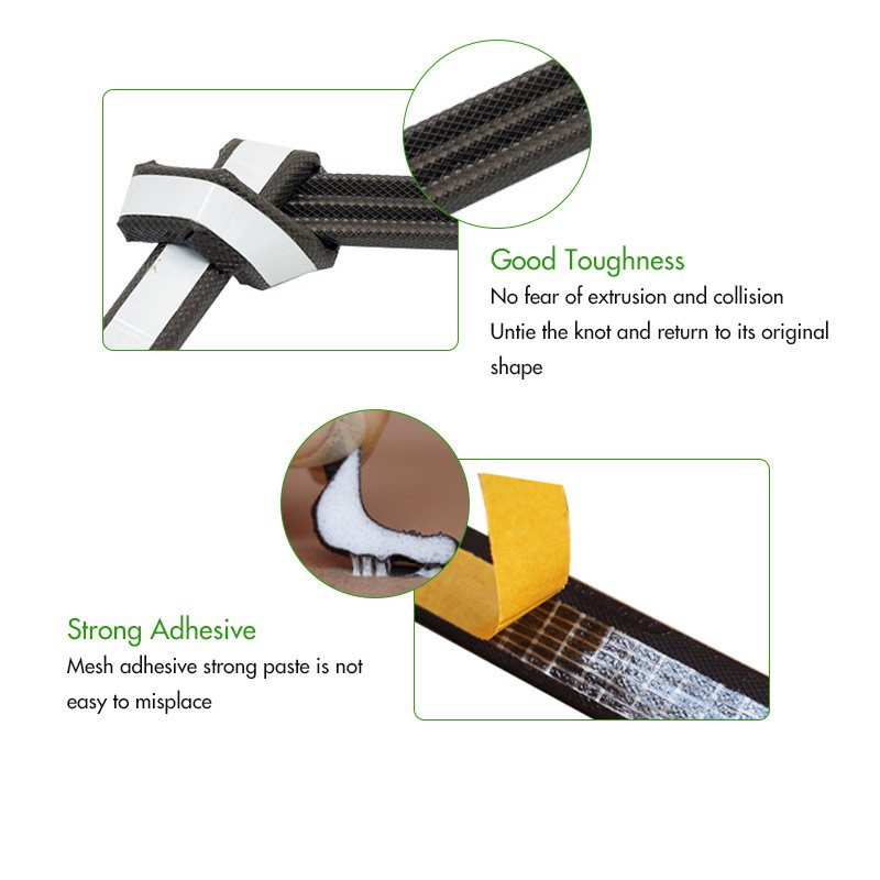 PU foam V shape self adhesive door seal strip silicone rubber PU foam sponge sealing strips