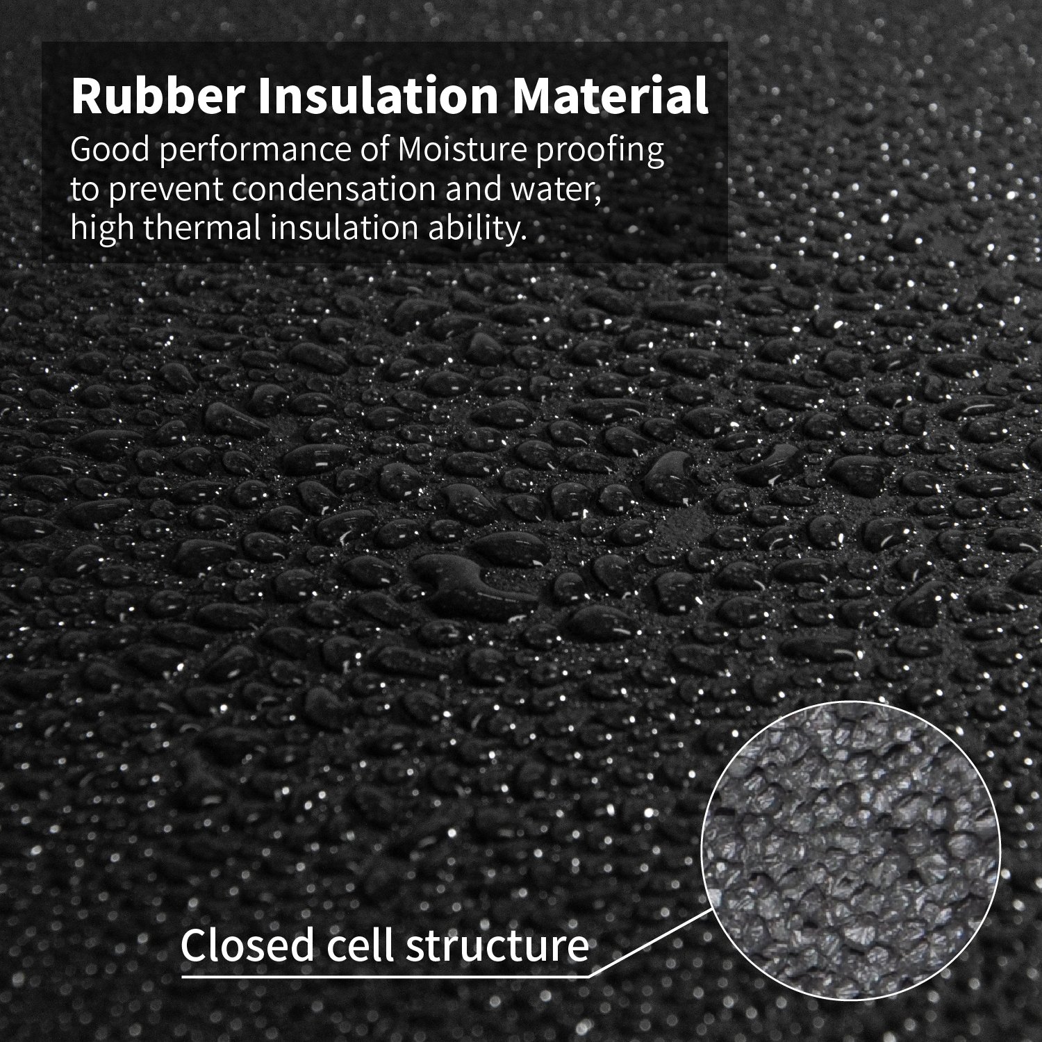 25mm Rubber Foam Insulation Sheet Heat Insulation Rubber Sheet With Self Adhesive For Sound Proof
