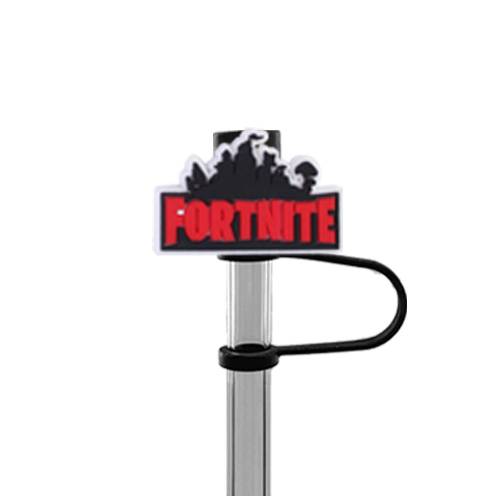 Fashion Wholesale 10mm Silicone Straw Topper Cover Hot Selling Game Anime Straw Topper Custom LOGO With PVC Decoration Party Bar