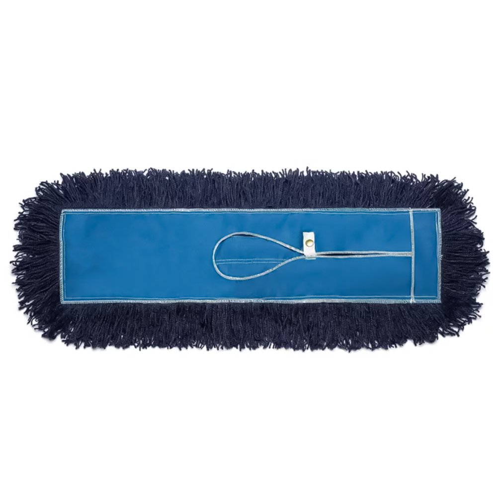 2023 New Machine Dark Blue NylonWashable Dry Cotton Dust Mop Pad Refill for Home Commercial Floor Cleaning