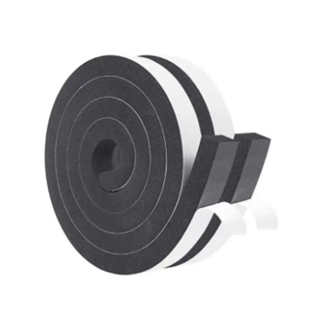 Superb High Adhesion Black Acrylic Foam Tape Shockproof Double Side EPDM Rubber Sealing Strip for Automotive Use