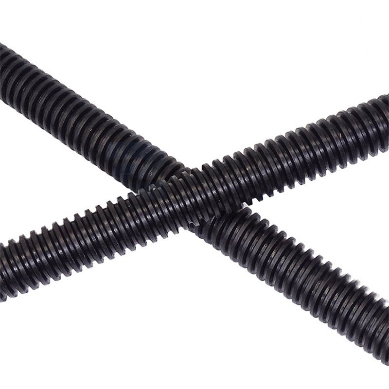 High precision stainless steel unc trapezoidal full threaded rod for engraving machine