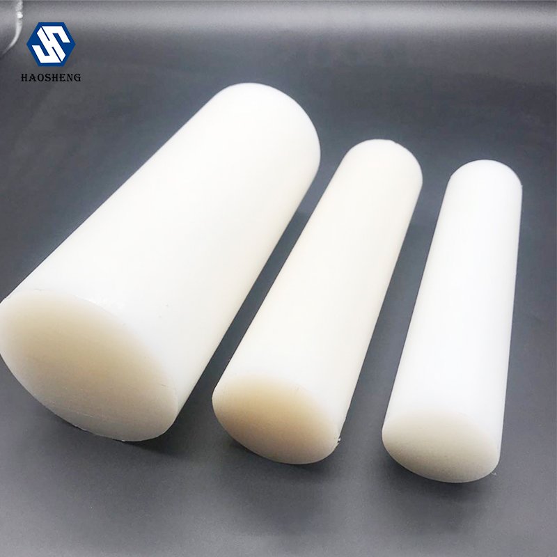 High Quality Cast nylon PE Plastic rod/ Color POM rod Plastic Polymer PA6 Nylon Polyethylene rod