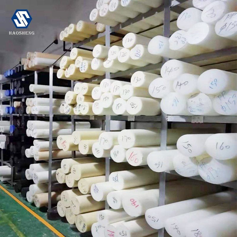 High Quality Cast nylon PE Plastic rod/ Color POM rod Plastic Polymer PA6 Nylon Polyethylene rod