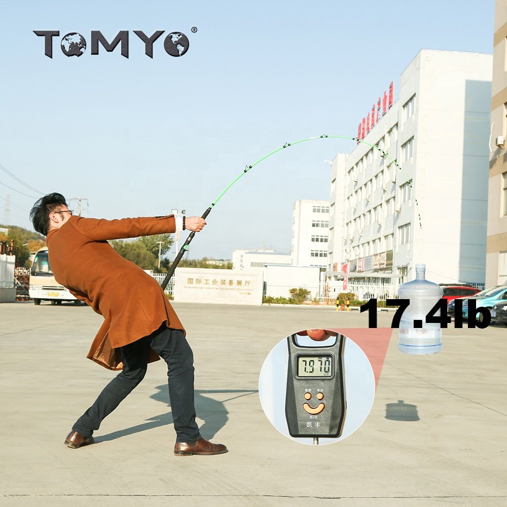 ToMyo 7'6 Medium Heavy 10-50lb Line Casting Catfish Rod Fishing Rod OEM, With Sensitive Tip for Detecting Bites