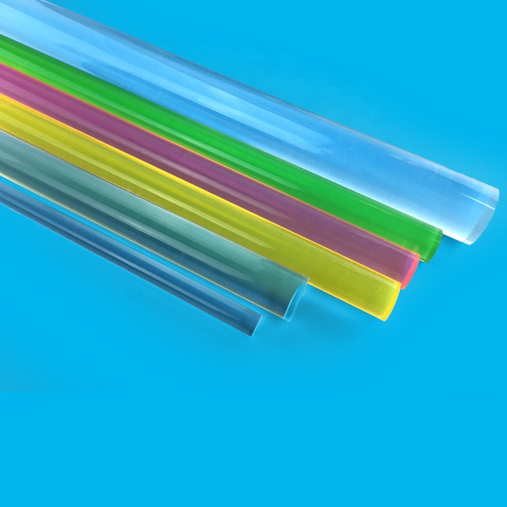 custom wear resistance crystal manufacture transparent perspex plastic PMMA organic glass acrylic rod