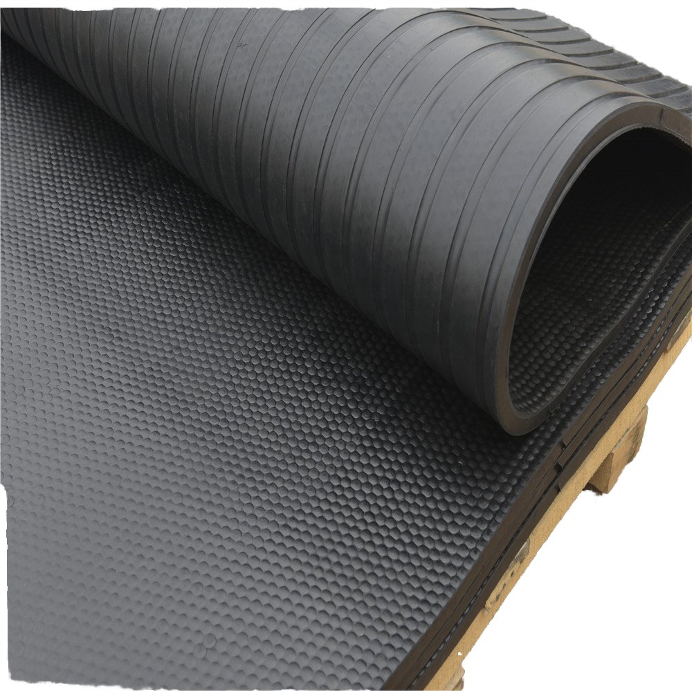 Comfortable Ribbed Cow/Horse Farm Rubber Mat Cow Matting Roll in Sheet Format Durable Rubber Sheets