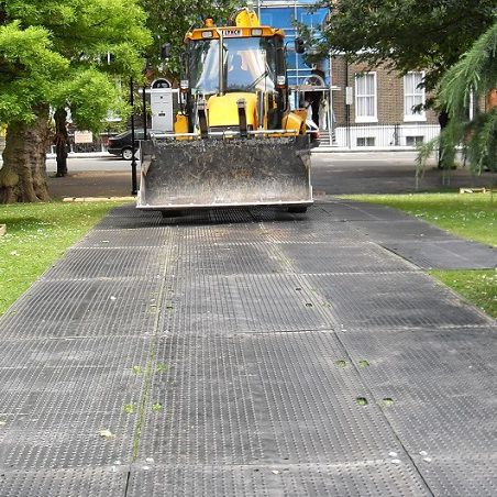 Excavator Road Ground Protection Mats Plastic Sheets for Track and Road Filling