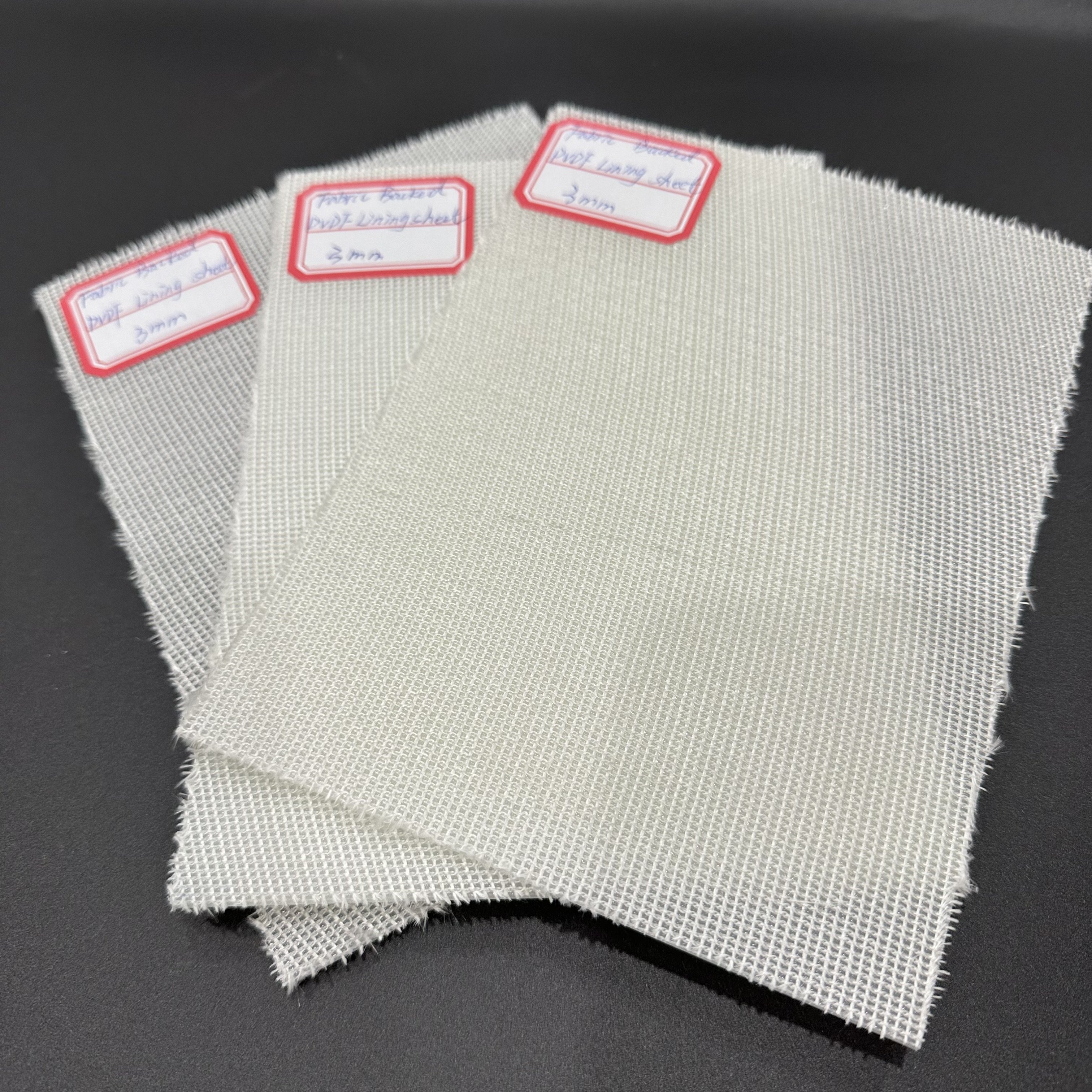Consistent Quality PVDF Flat Sheet Backed Fiberglass Fabric with Fiber Membrane used for Petroleum Chemical Industry.
