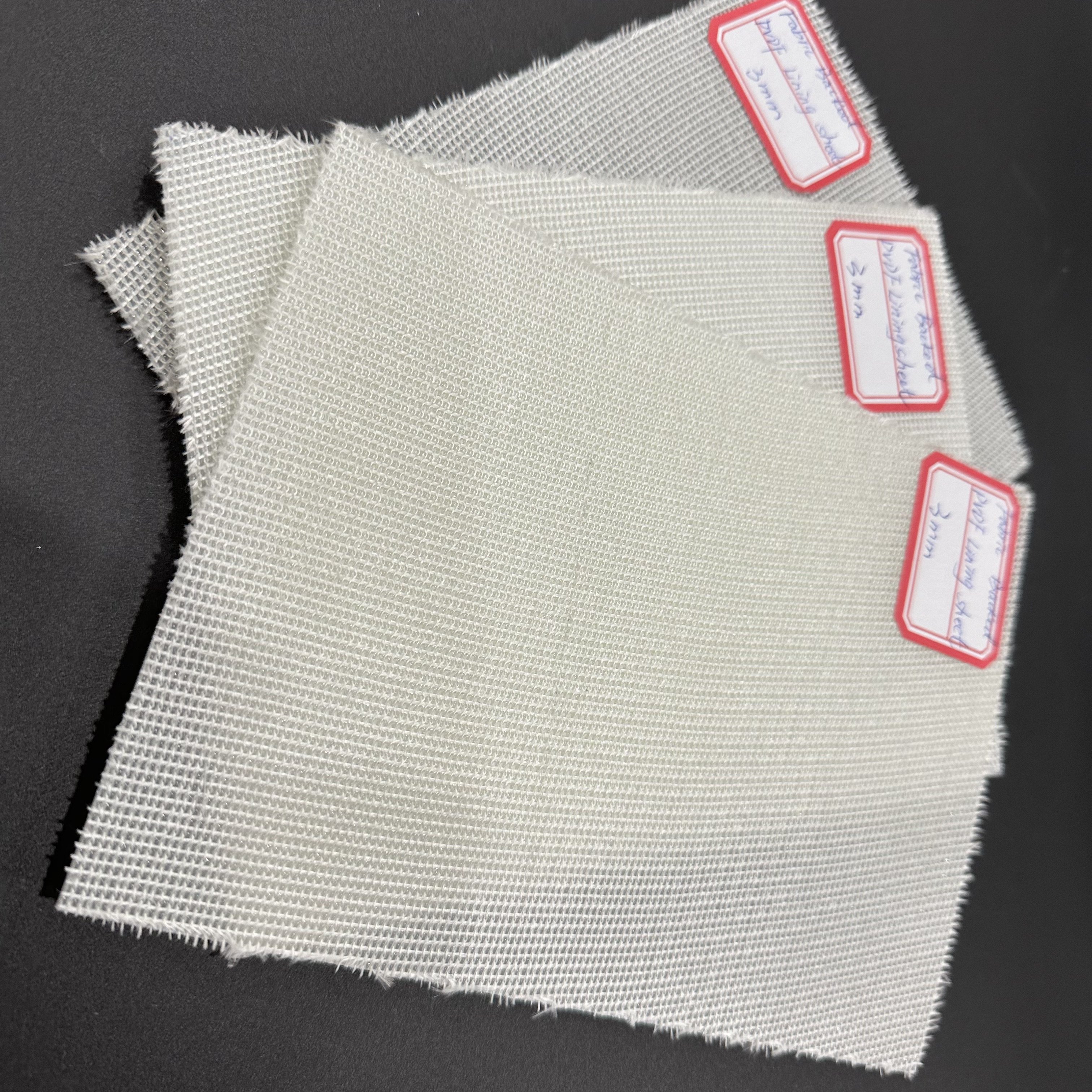 Consistent Quality PVDF Flat Sheet Backed Fiberglass Fabric with Fiber Membrane used for Petroleum Chemical Industry.