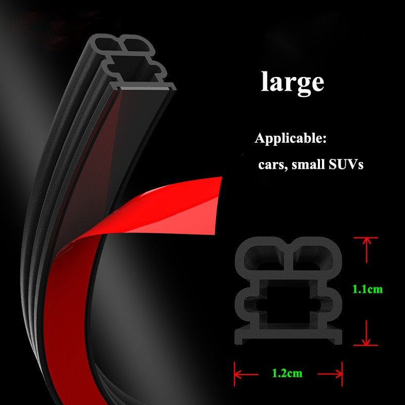 Soundproof semi trailer automotive automobile car door window 4m 3m self adhesive foam epdm rubber weather seal strip