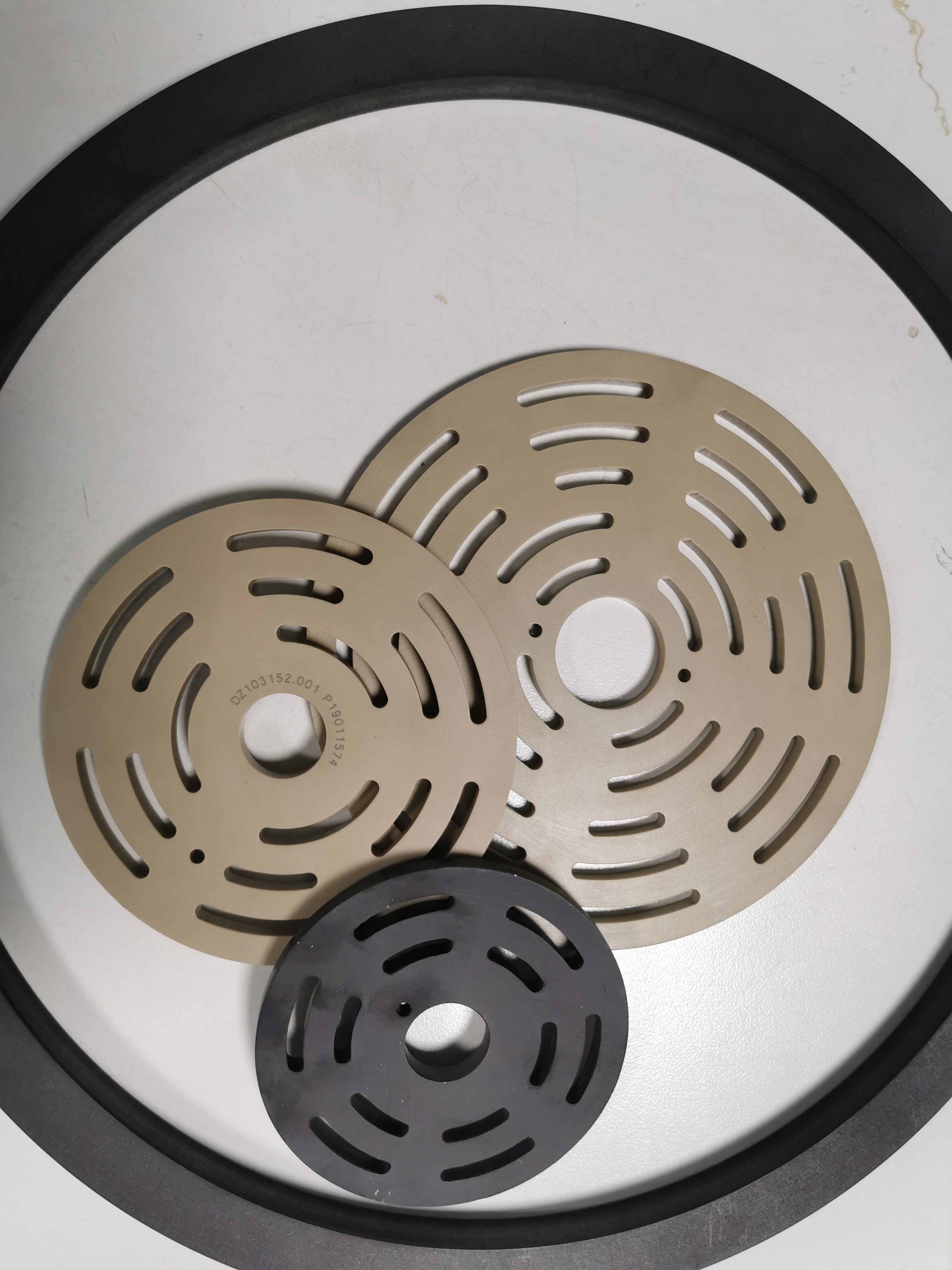 PEEK GF30 plastic valves plates parts