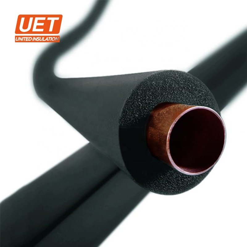 thermal insulation foam glass tube waterproof class 0 rubber foam pipe heat insulation aluminum foil rubber foam insulation pipe