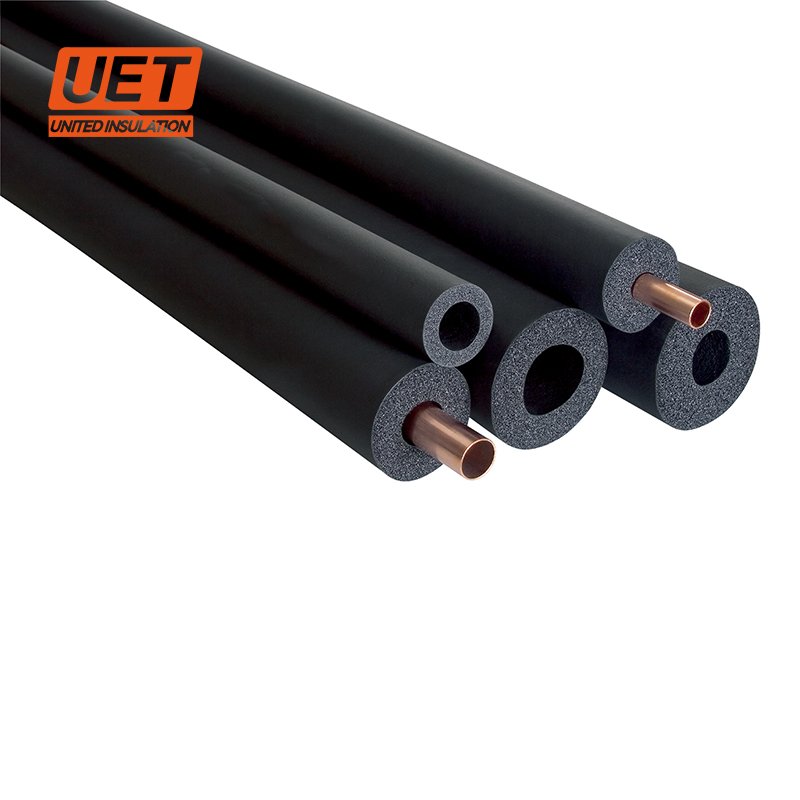 thermal insulation foam glass tube waterproof class 0 rubber foam pipe heat insulation aluminum foil rubber foam insulation pipe