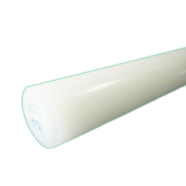 White Polyamide PA6 Nylon Rod Threaded Plastic Rods for Moulding and Extrusion for Processing PET HIPs PLA Materials