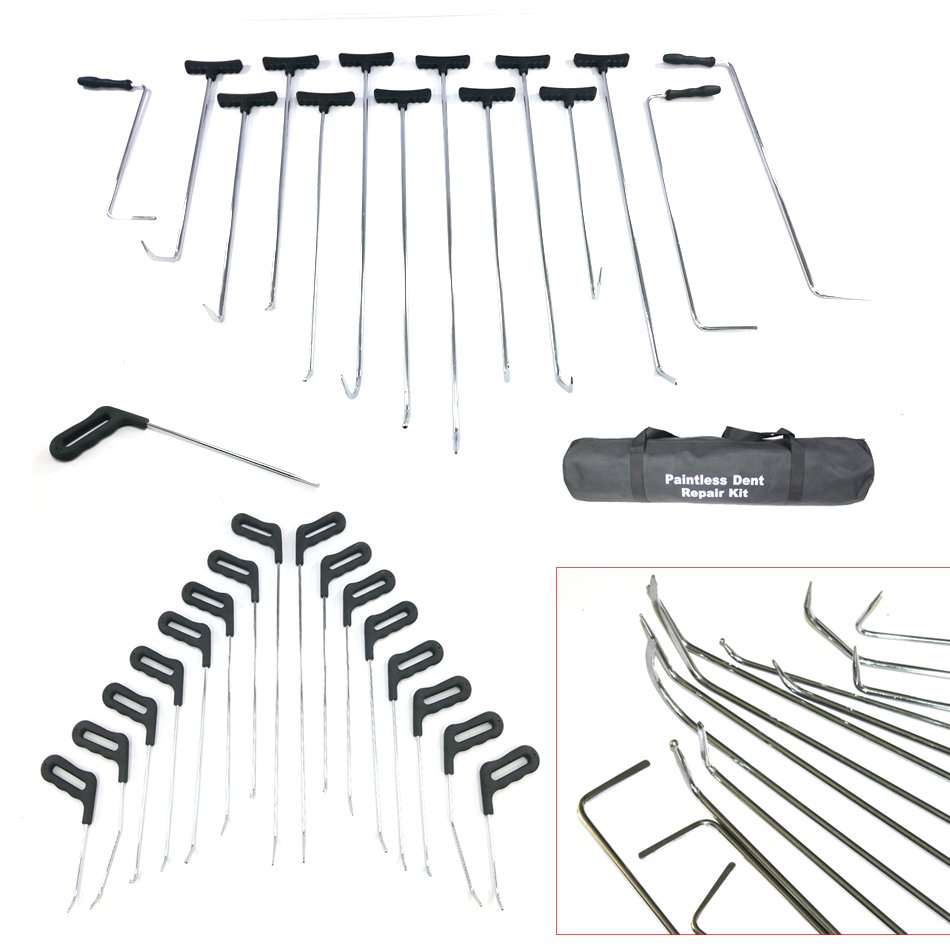 31pcs Professional Hook tools Rod Kit Car Repair Tools Car Dent Repair Kit car dent repair tools