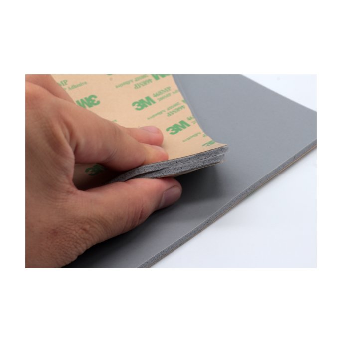 heat resistant self-adhesive thin foam silicone sheet for heat press