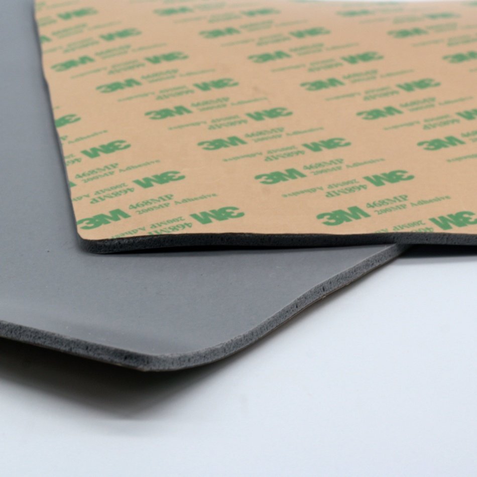 heat resistant self-adhesive thin foam silicone sheet for heat press