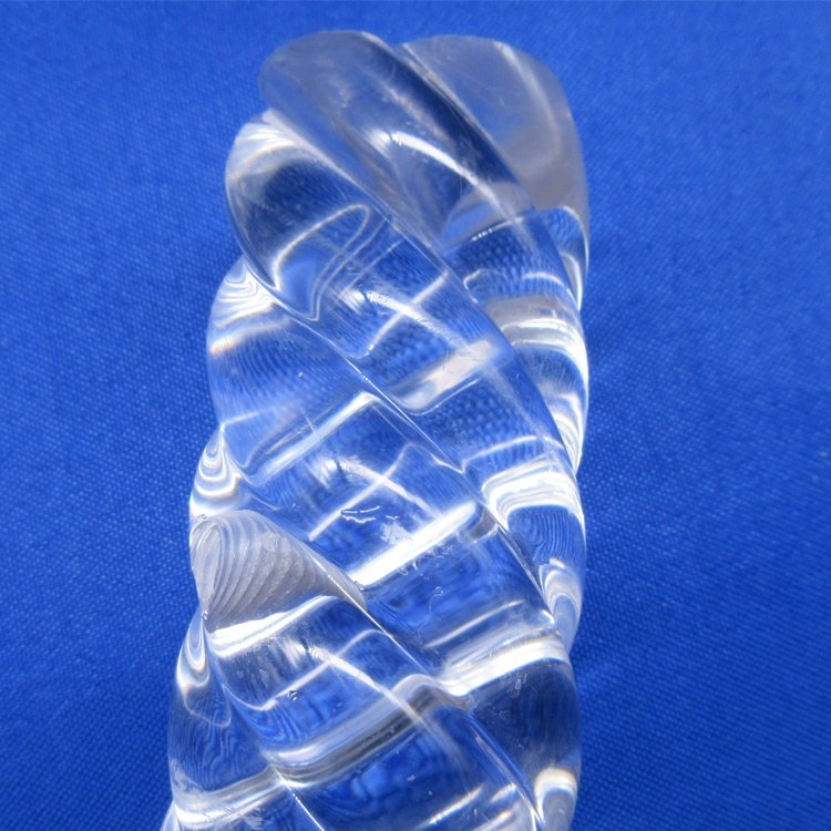 Acrylic Extruded Square Spiral Transparent Rod