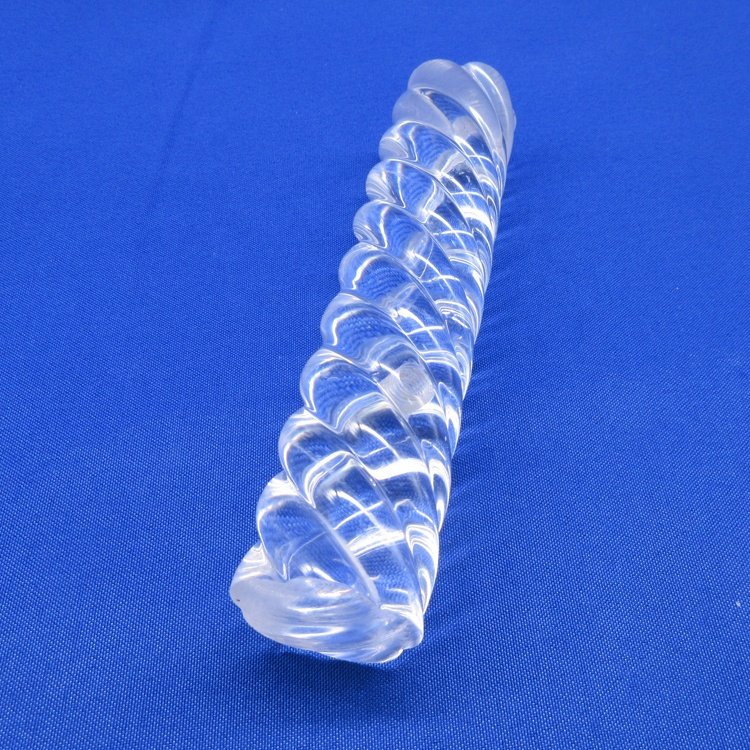 Acrylic Extruded Square Spiral Transparent Rod