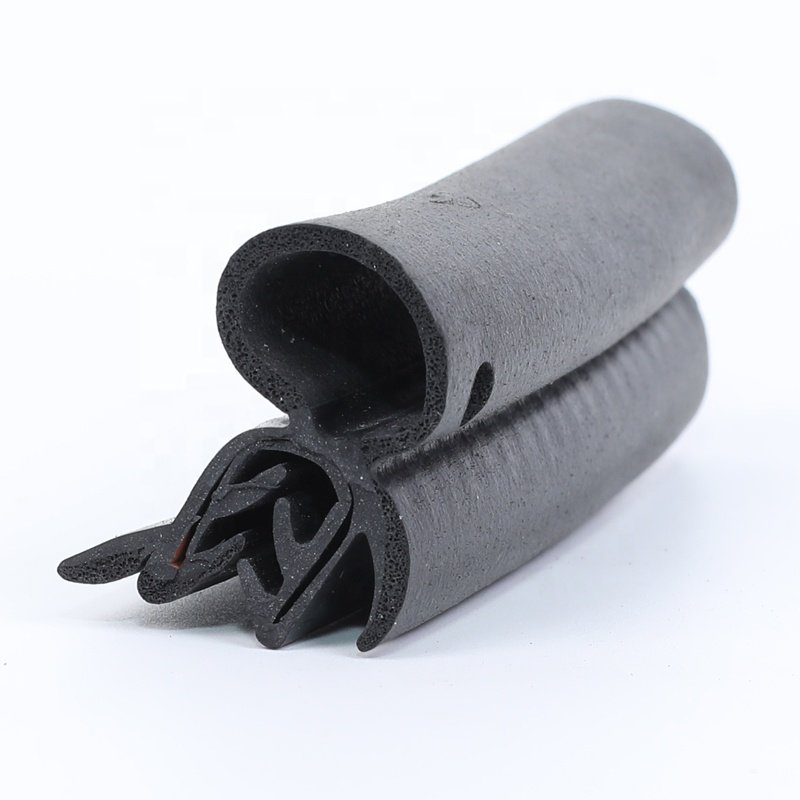 Top bulb Universal Car Door Protective Strip Sunroof Rubber Seal Strips EPDM Three compound rubber strips