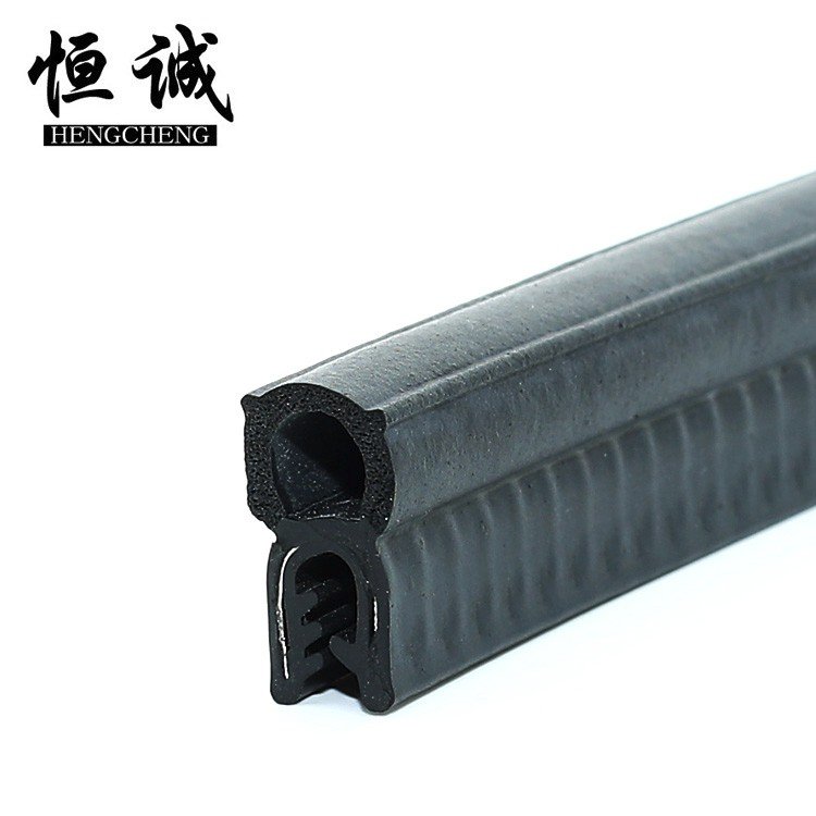 Top bulb Universal Car Door Protective Strip Sunroof Rubber Seal Strips EPDM Three compound rubber strips