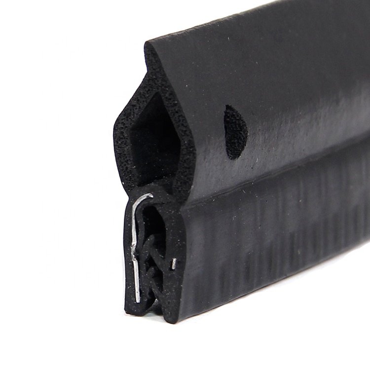 Top bulb Universal Car Door Protective Strip Sunroof Rubber Seal Strips EPDM Three compound rubber strips