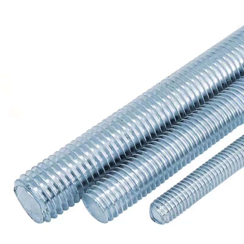 Grade 4.8 Carbon Steel Full Threaded Rods M6 M8 M10 M12 Din975 Plain Finish 16mm 25mm 20mm 40mm Lengths Iron ASTM Supplied Bags
