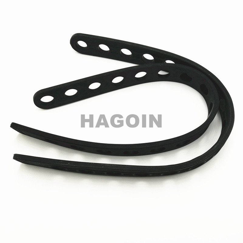 Stock 44CM long Heavy Duty Silicone Adjustable Rubber Tie Down Gear Strap