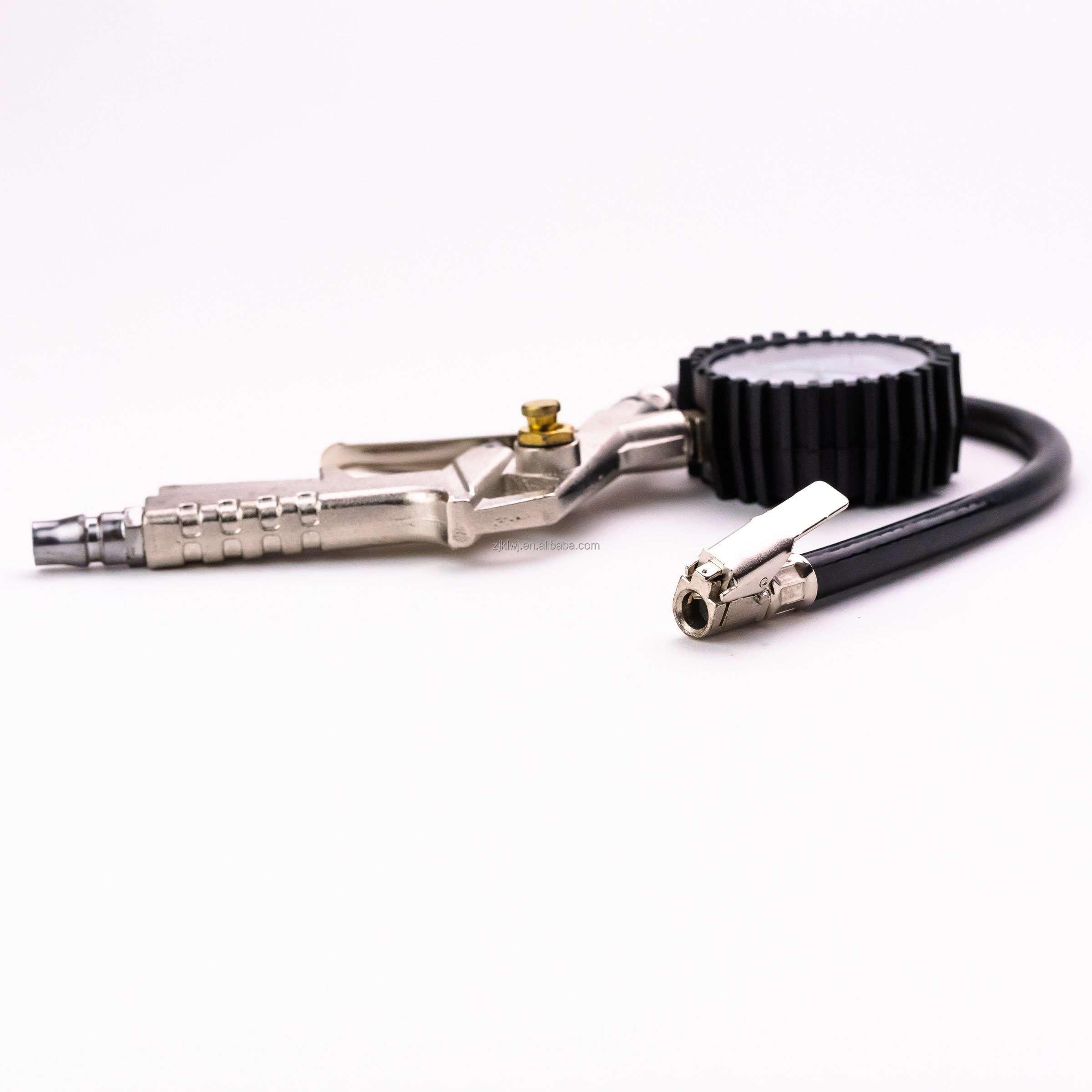 Tire inflating Gun With Pressure Gauge Economical Model Tyre Pressure Gauge Car Repairing Tools With Rubber Hose