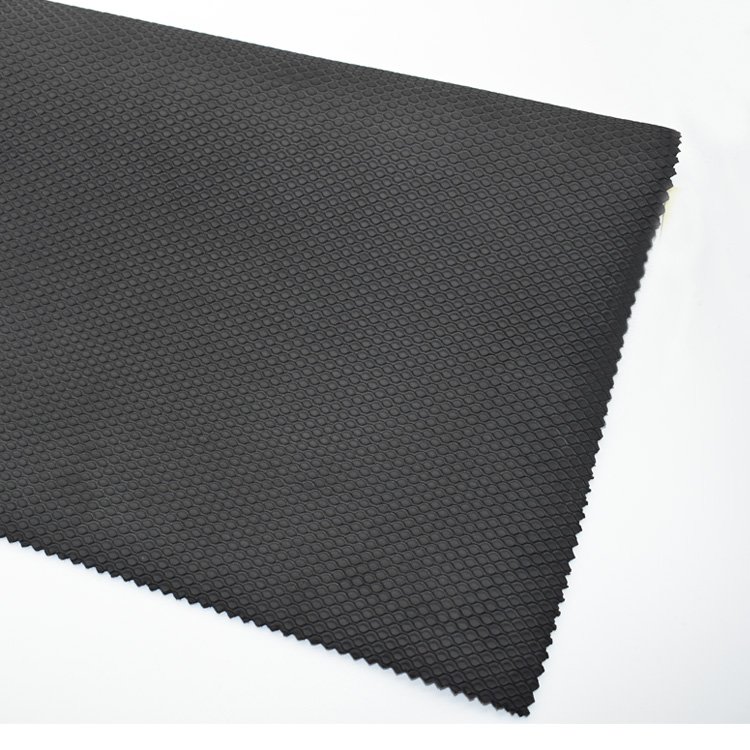 new design sharkskin CR neoprene rubber sheets thin anti slip with nylon fabric lining