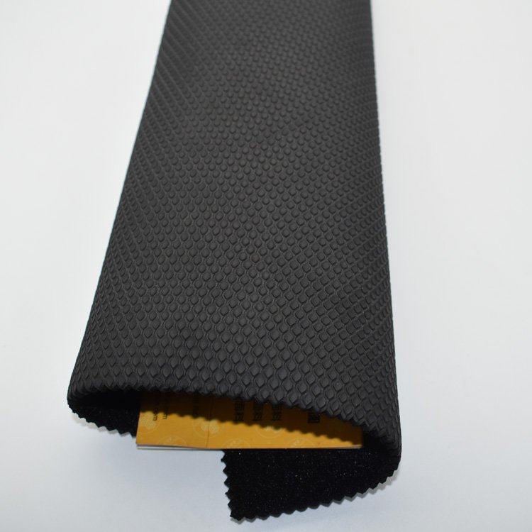 new design sharkskin CR neoprene rubber sheets thin anti slip with nylon fabric lining