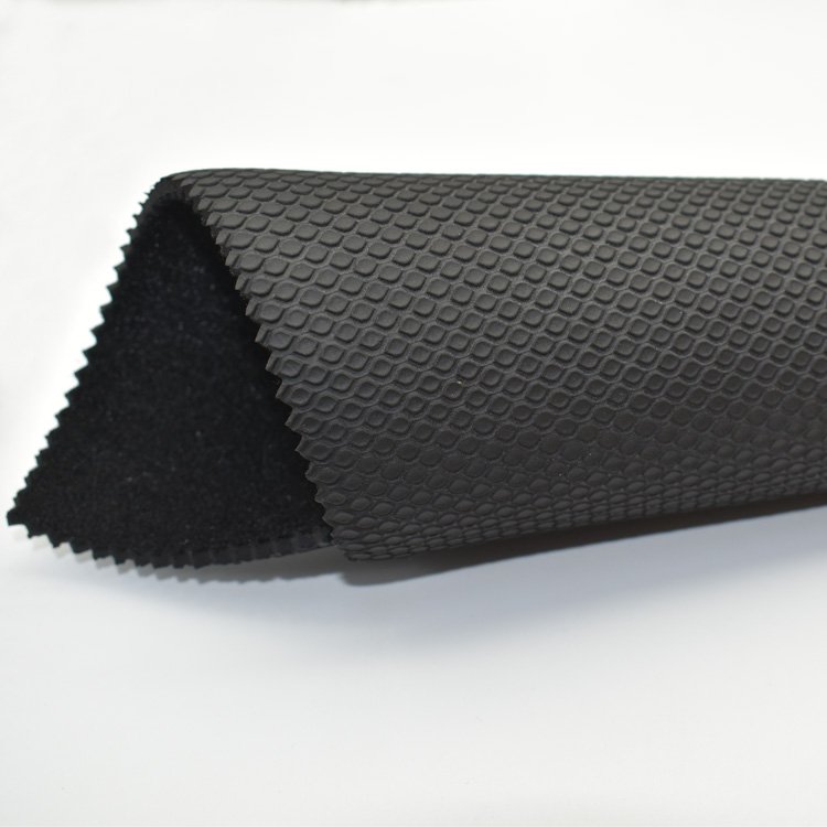 new design sharkskin CR neoprene rubber sheets thin anti slip with nylon fabric lining