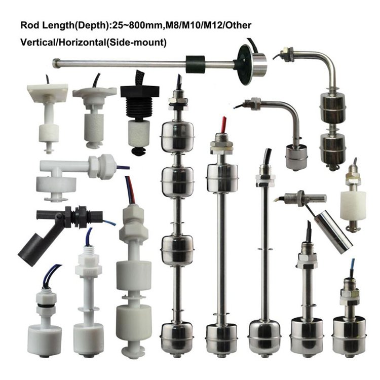 Float-45LP-M10 Magnetic Plastic Level Controller Liquid Level Sensor and Water Tank Float Ball Switch Indicator