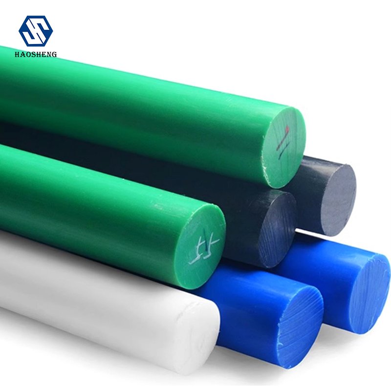 Factory Custom Nylon Bar PA Plastic Rods black nylon rod POM rod delrin ABS plastic round bar