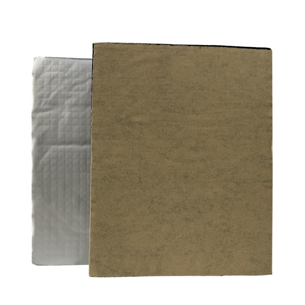 Kraft Self-adhesive Cleaning Double Thermal Insulation Silicone Rubber Foam Sheet for HVAC System