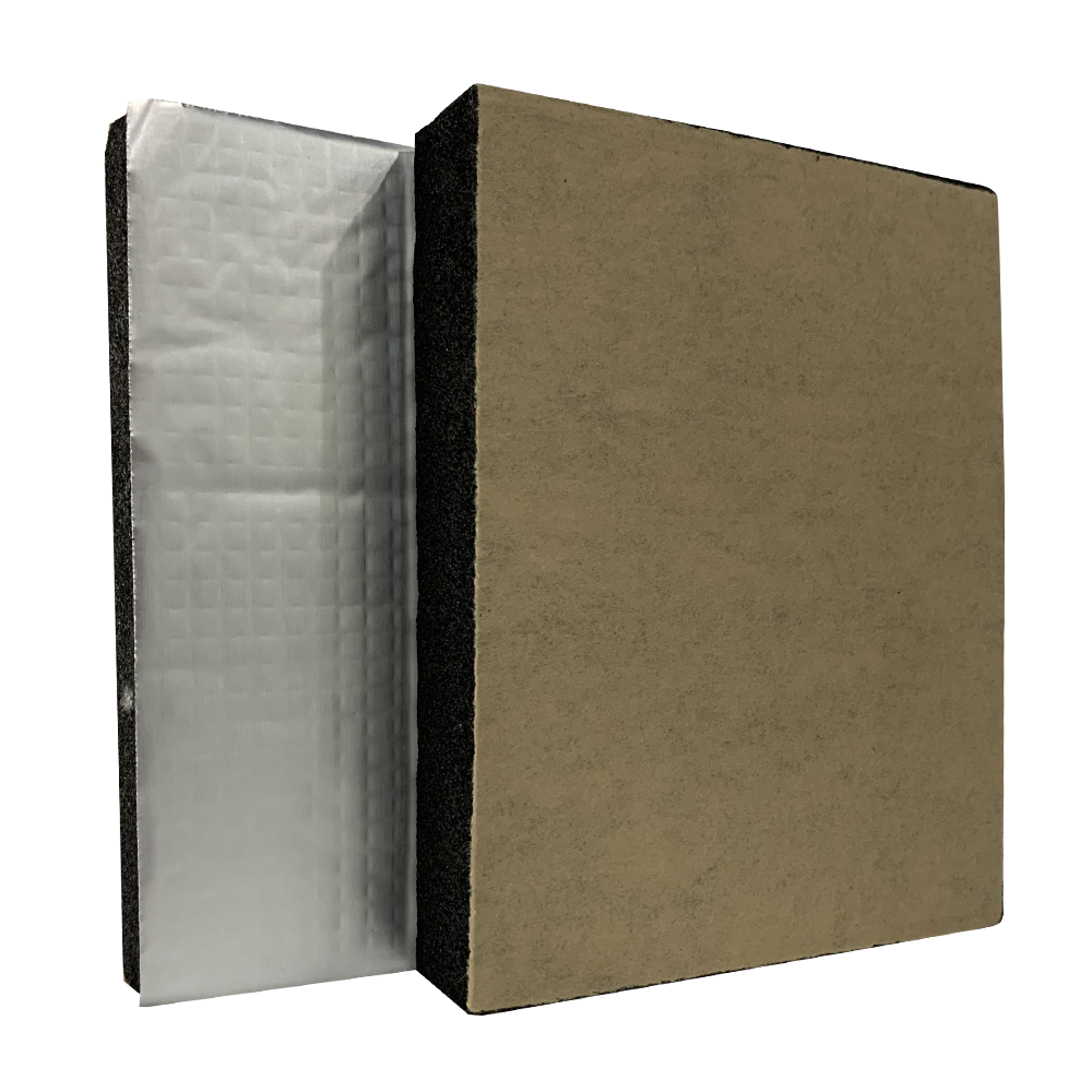 Kraft Self-adhesive Cleaning Double Thermal Insulation Silicone Rubber Foam Sheet for HVAC System