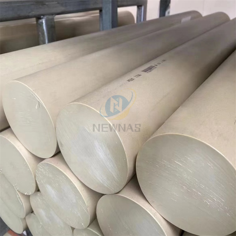 Custom Size Dia 30mm*1000mm Engineering Plastic Bar Glass Fiber filled Peek GF30 Rod