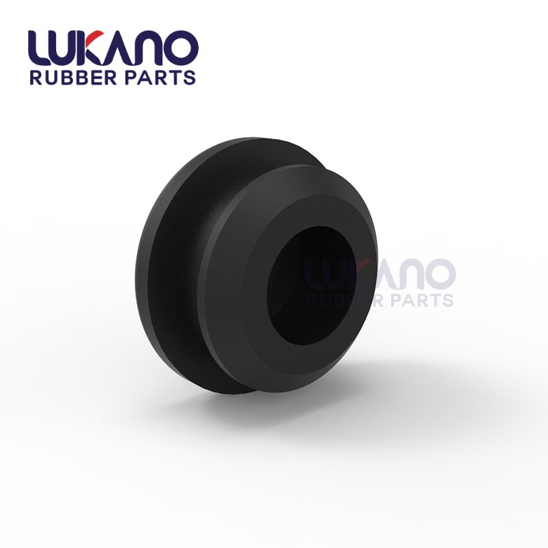 12mm Solid black silicon rubber stopper hole plug