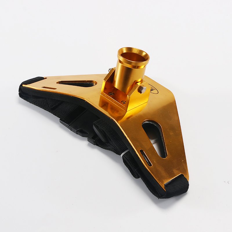 Customized Hot Selling Metal Adjustable Sea Fishing Tackle Gimbal Tube Rod Holder With Belt