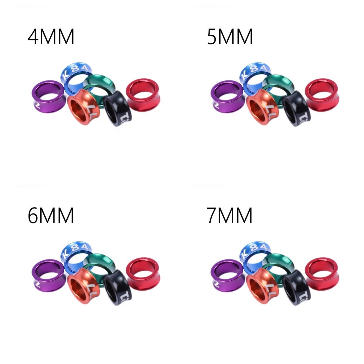 Hot Sale Aluminum Digital Foot Parrot Leg Rings Pigeon Bird Tracking Rings for Pets Durable Aluminium alloy Material