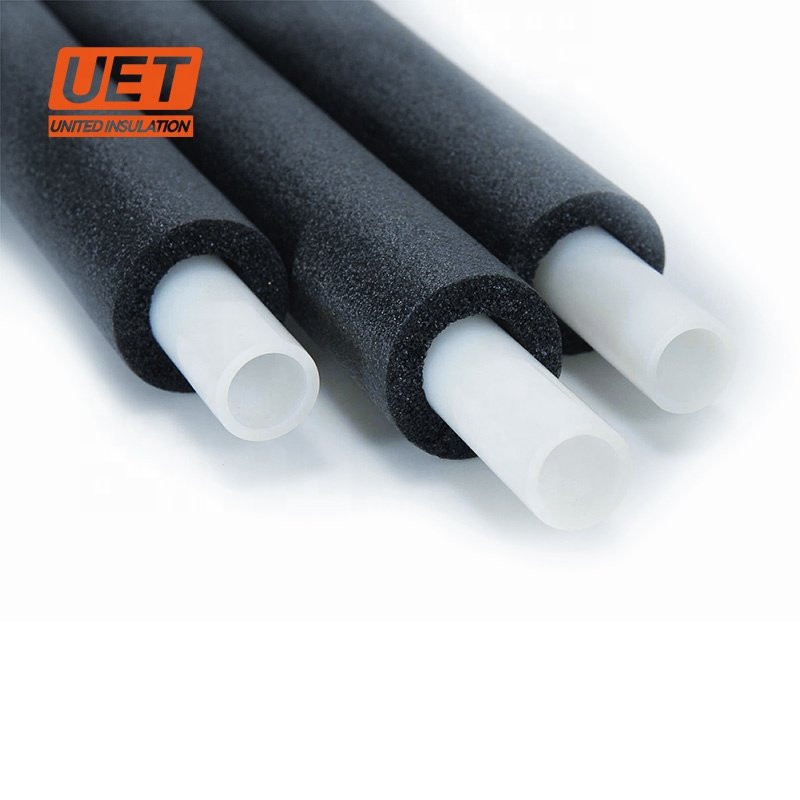 sponge foam China heat resistant waterproof rubber EPDM NBR insulation pipe tube high density flexible