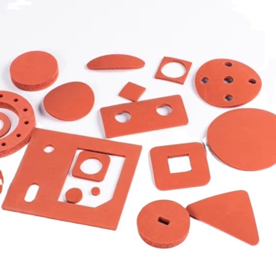 Self-Adhesive 3mm 2mm Temperature Resistant Foam Pad Closed Cell Silicone Gasket Sponge Sheet Cutting Moulding Processing