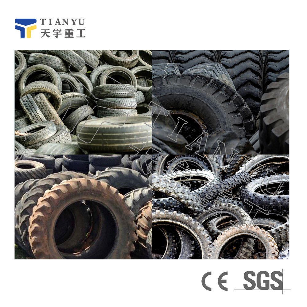 Professional Waste Truck Tire Recycling Machine Tire Strip /Tire Block Cutting Machine