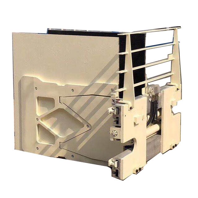 Rubber-faced Aluminum Contact Pads Rubber Carton Clamps Forklift Truck Attachments