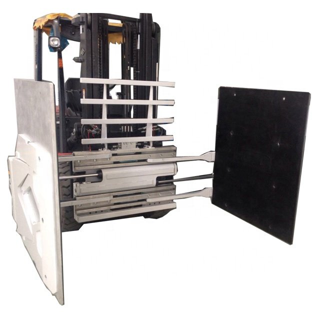 Rubber-faced Aluminum Contact Pads Rubber Carton Clamps Forklift Truck Attachments