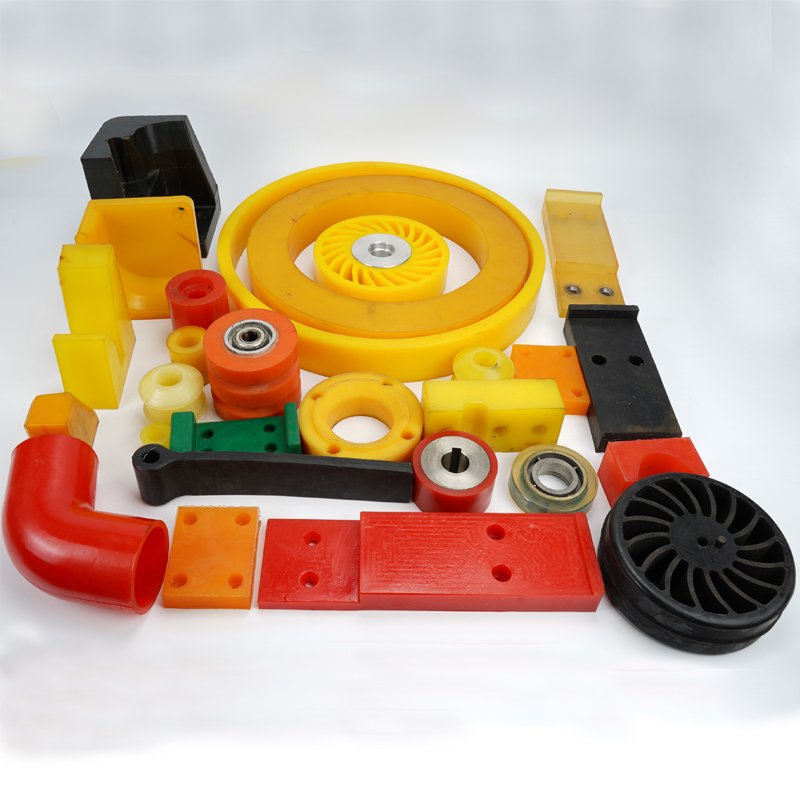 Customizable custom rubber 165mm solid rubber tyre pu wheel rubber pulley parts